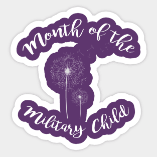 Month of the Military Child 2 Sticker